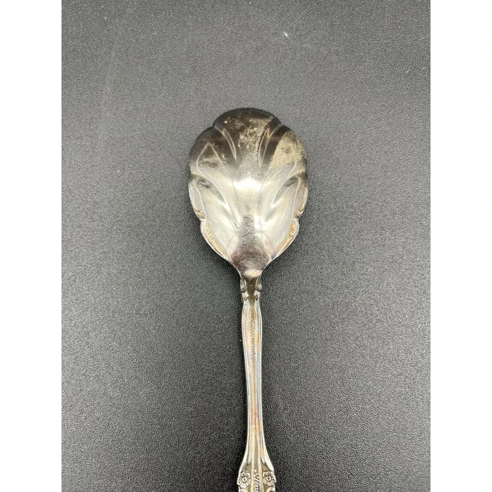 Silver Artistry Scalloped Sugar Spoon Silverplate By Oneida